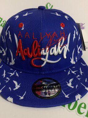 Headgear Classics Hat HGC Fitted Aaliyah Fashionista Blue Red White Cap 6 7/8